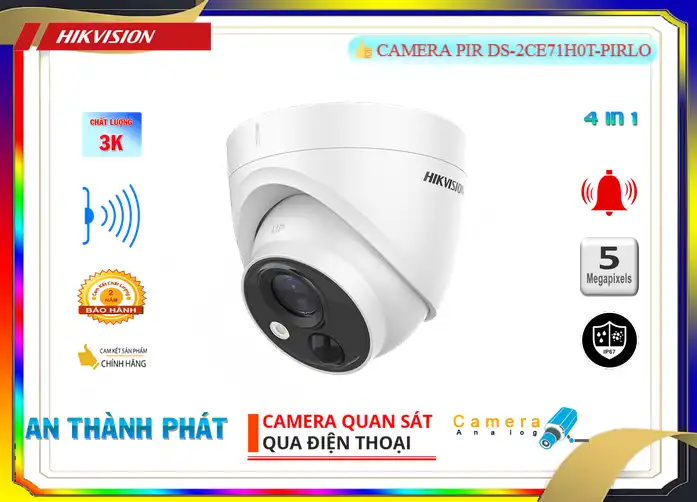 DS-2CE71H0T-PIRLO sắc nét Hikvision ➠