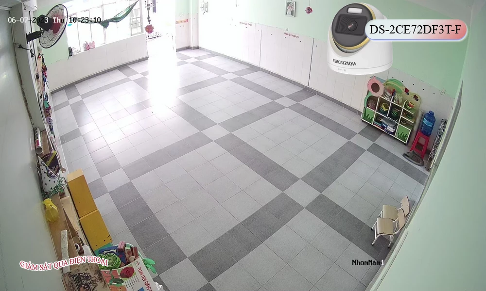 DS-2CE72DF3T-F sắc nét Hikvision