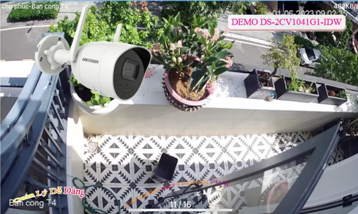 Camera Hikvision DS-2CV1041G1-IDW