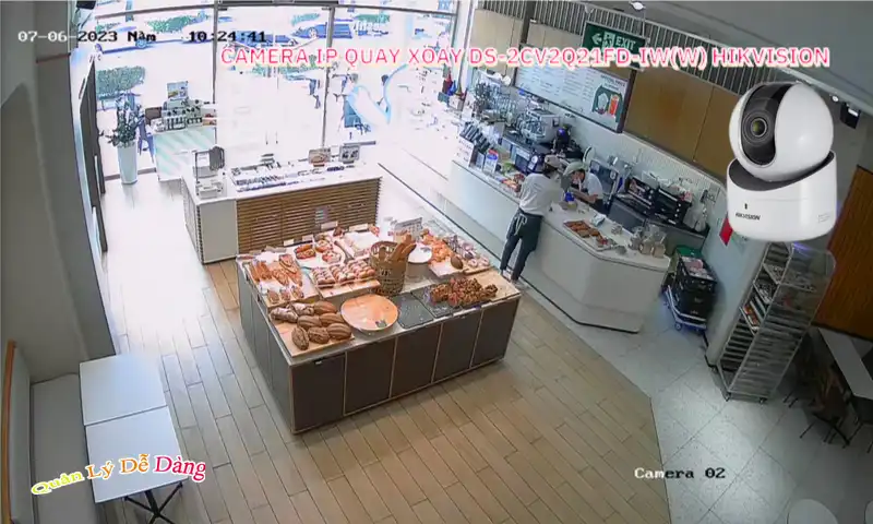 ➠  DS-2CV2Q21FD-IW(W) sắc nét Hikvision
