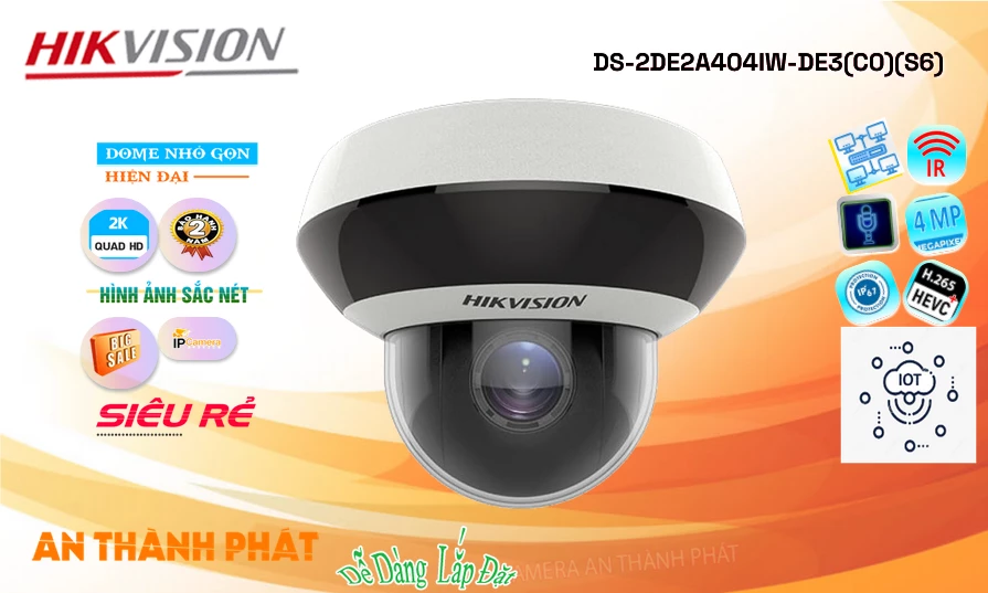 DS-2DE2A404IW-DE3(C0)(S6) sắc nét Hikvision ➠