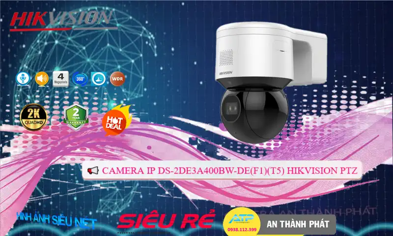 DS-2DE3A400BW-DE(F1)(T5) sắc nét Hikvision ➠
