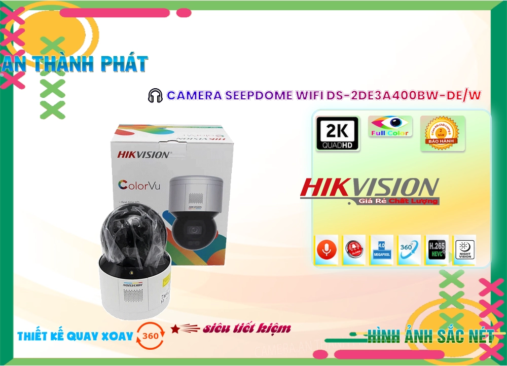 DS-2DE3A400BW-DE/W IP Camera Giá Rẻ Hikvision DS-2DE3A400BW-DE/W IP Camera Giá Rẻ Hikvision