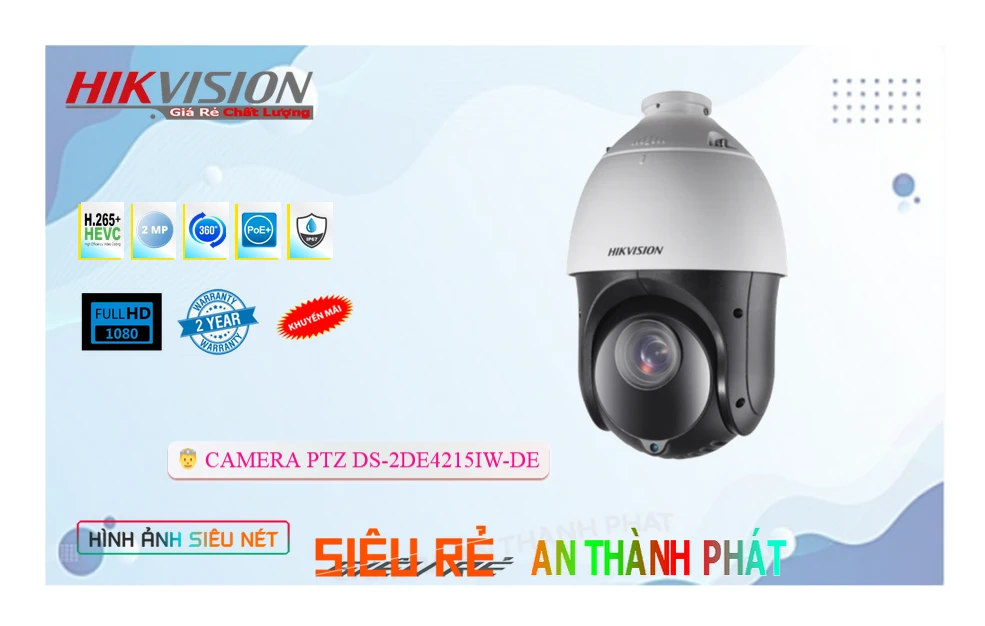 Camera IP Speed Dome HIKVISION DS-2DE4215IW-DE Camera IP Speed Dome HIKVISION DS-2DE4215IW-DE
