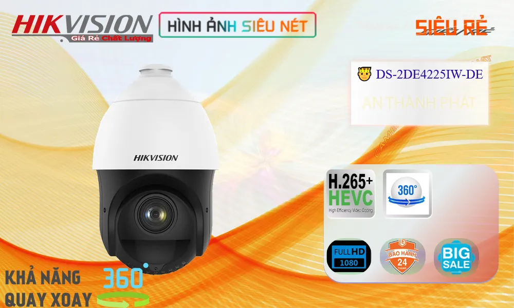 DS-2DE4225IW-DE sắc nét Hikvision