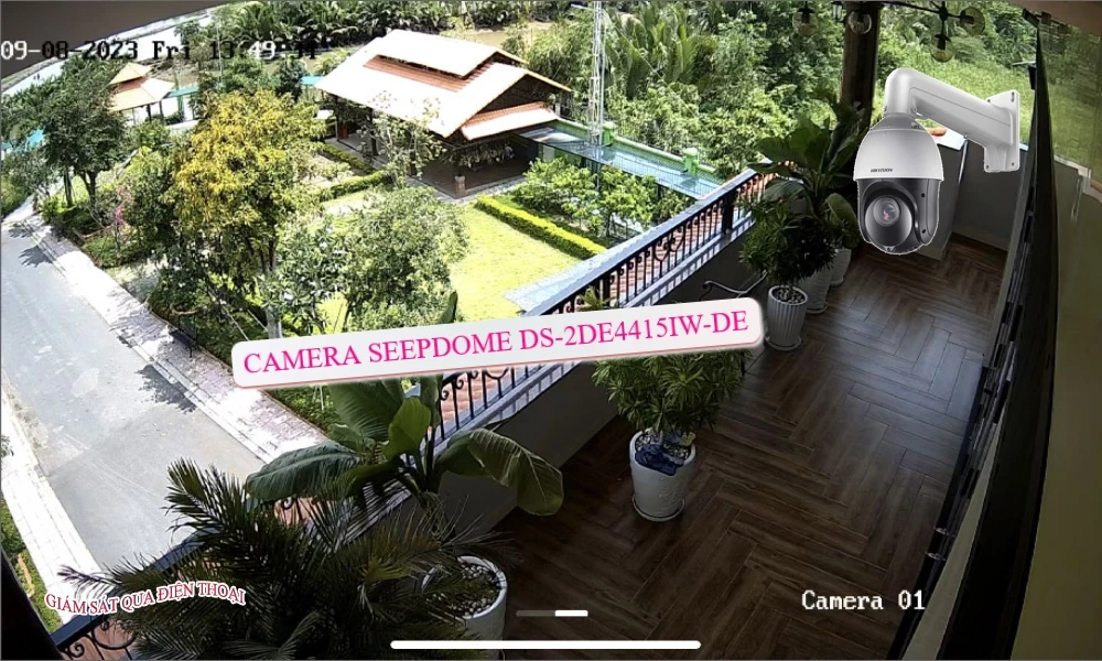 ✲  Camera HD IP DS-2DE4415IW-DE Hikvision