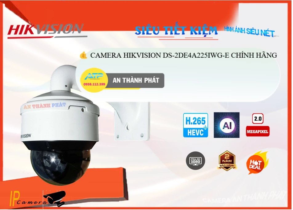 DS-2DE4A225IWG-E sắc nét Hikvision ➠ DS-2DE4A225IWG-E sắc nét Hikvision ➠