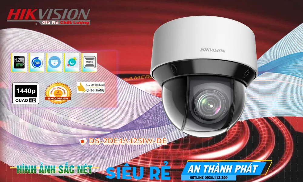 DS-2DE4A425IW-DE sắc nét Hikvision DS-2DE4A425IW-DE sắc nét Hikvision