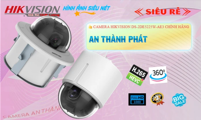 DS-2DE5225W-AE3 Sắc Nét Hikvision DS-2DE5225W-AE3 Sắc Nét Hikvision