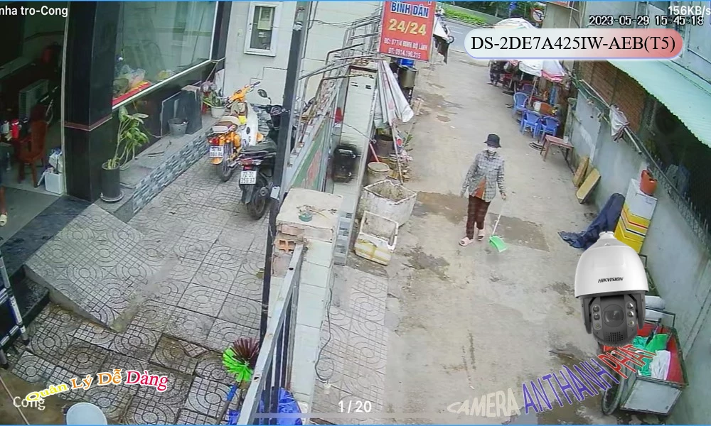 DS-2DE7A425IW-AEB(T5) sắc nét Hikvision
