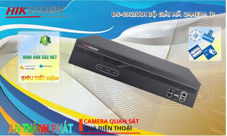 DS-6912UDI sắc nét Hikvision