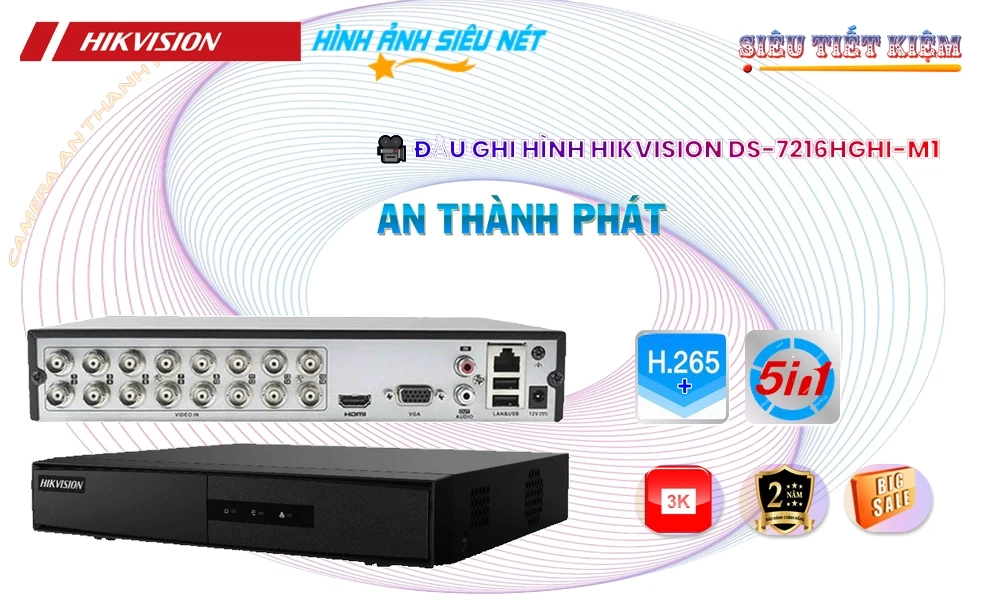 DS-7216HGHI-M1 Đầu ghi Camera Hikvision Giá rẻ DS-7216HGHI-M1 Đầu ghi Camera Hikvision Giá rẻ