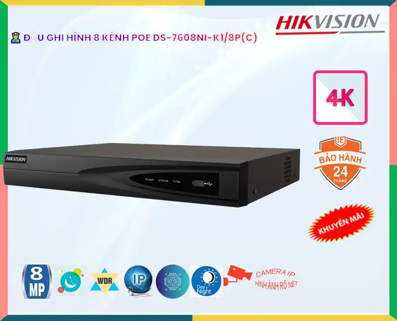 Đầu Ghi Hình DS-7608NI-K1/8P(C),DS-7608NI-K1/8P(C) Giá Hấp Dẫn,DS 7608NI K1/8P(C),Thông số ,thông số DS-7608NI-K1/8P(C),Bán Giá DS-7608NI-K1/8P(C),phân phối DS-7608NI-K1/8P(C),DS-7608NI-K1/8P(C) Chất Lượng,bán DS-7608NI-K1/8P(C),DS-7608NI-K1/8P(C) giá hấp dẫn,Giá Bán DS-7608NI-K1/8P(C),DS-7608NI-K1/8P(C) Chất lượng nhất,DS-7608NI-K1/8P(C) Bán Sỉ,DS-7608NI-K1/8P(C) Giá chiết khấu,DS-7608NI-K1/8P(C) Chất lượng nhất,Nơi Lắp DS-7608NI-K1/8P(C)