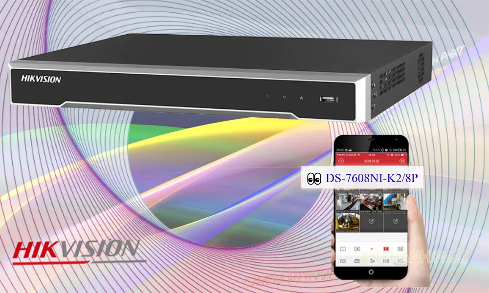 DS-7608NI-K2/8P sắc nét Hikvision DS-7608NI-K2/8P sắc nét Hikvision