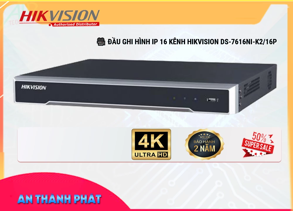 DS-7616NI-K2/16P sắc nét Hikvision DS-7616NI-K2/16P sắc nét Hikvision