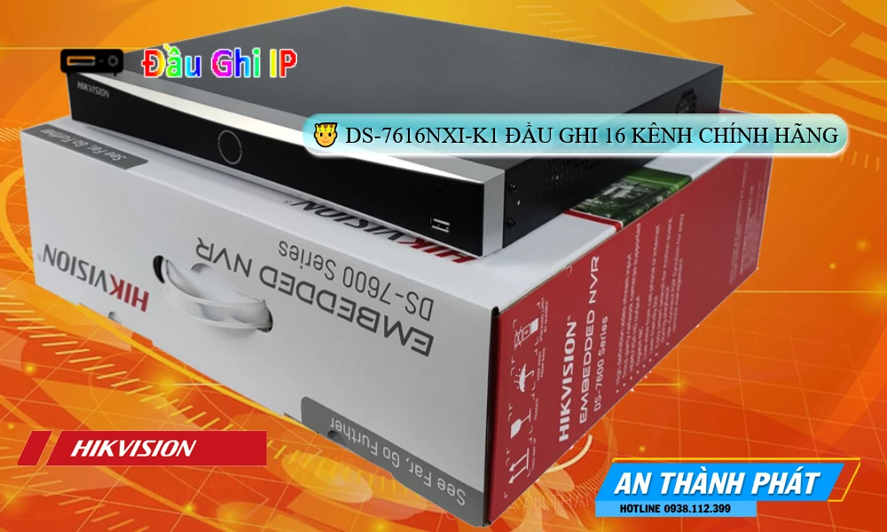 DS-7616NXI-K1 sắc nét Hikvision