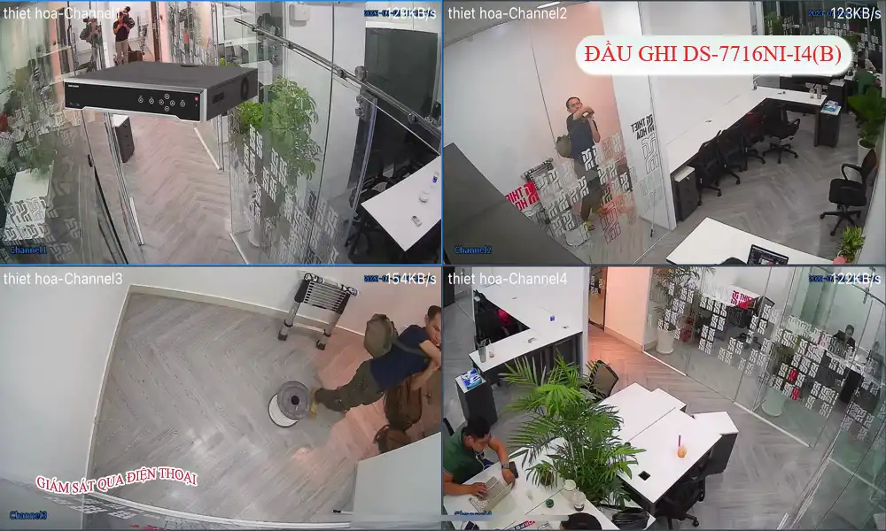 DS-7716NI-I4 (B) sắc nét Hikvision