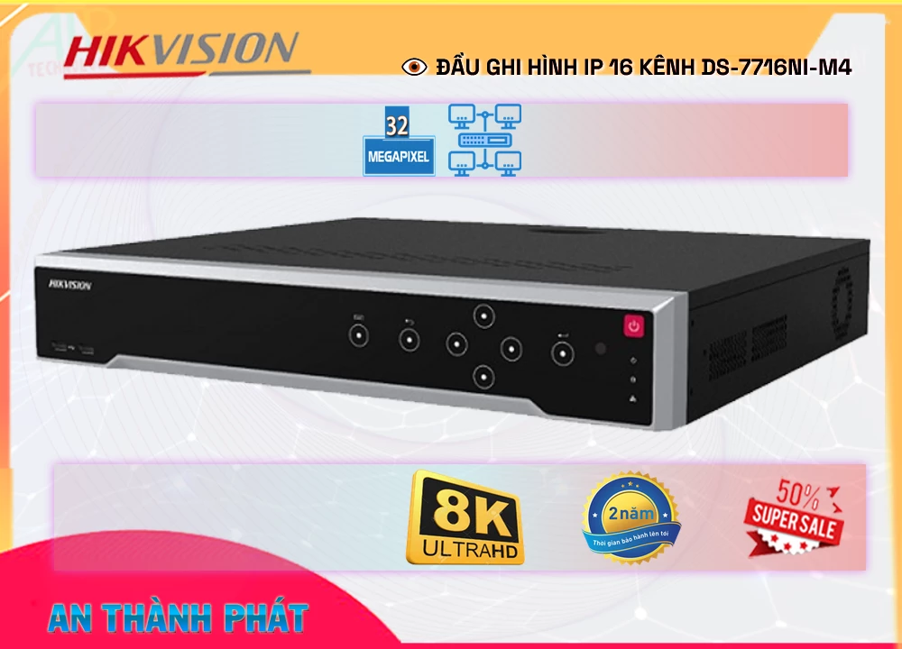 DS-7716NI-M4 sắc nét Hikvision DS-7716NI-M4 sắc nét Hikvision