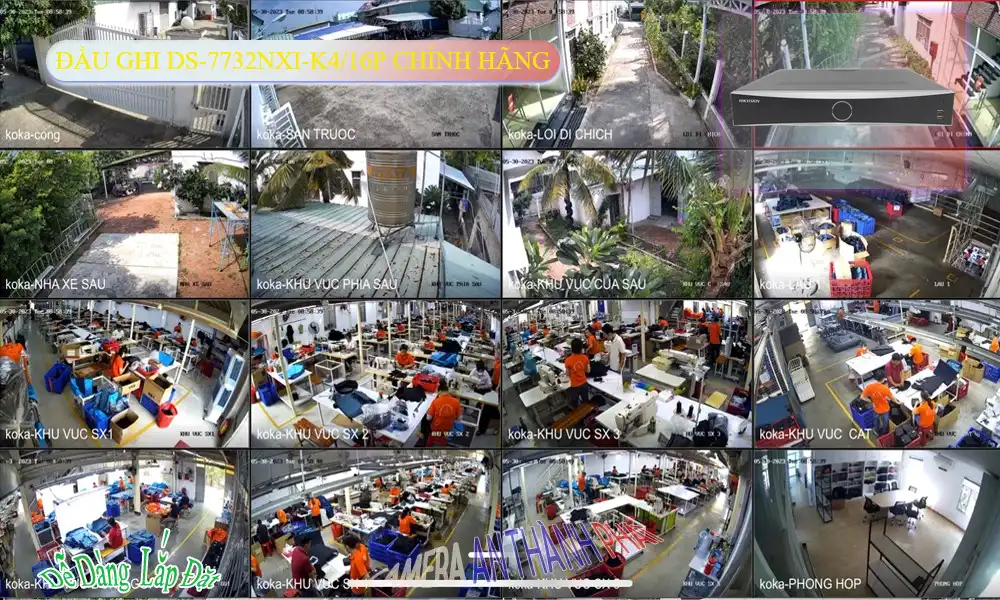 DS-7732NXI-K4/16P sắc nét Hikvision DS-7732NXI-K4/16P sắc nét Hikvision