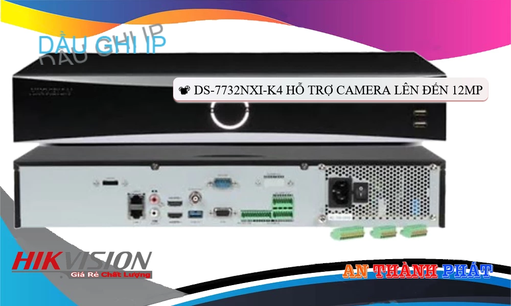 ➠  DS-7732NXI-K4 sắc nét Hikvision