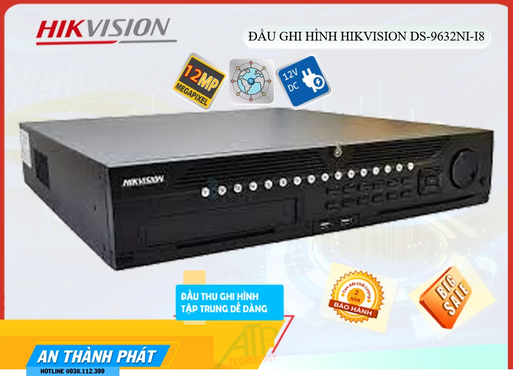 DS-9632NI-I8 sắc nét Hikvision DS-9632NI-I8 sắc nét Hikvision