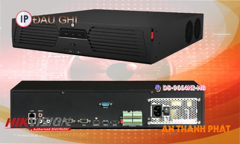 DS-9664NI-M8 sắc nét Hikvision