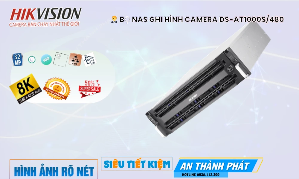 Đầu Ghi  Hikvision Mẫu Đẹp DS-AT1000S/480