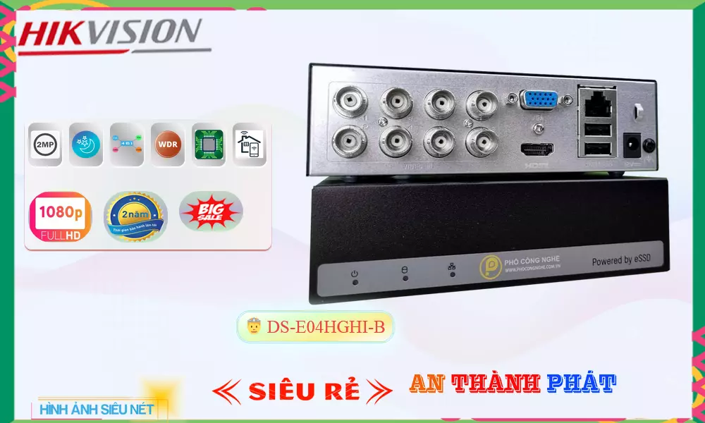 DS-E08HGHI-B sắc nét Hikvision ➠ DS-E08HGHI-B sắc nét Hikvision ➠