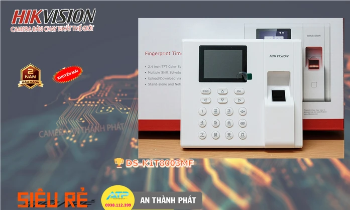 Máy Kiểm Soát Vào Ra DS-K1T8003MF Máy Kiểm Soát Vào Ra DS-K1T8003MF