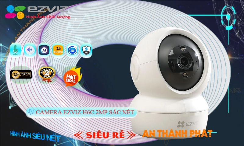 H6C 2MP Camera Wifi Ezviz Chức Năng Cao Cấp H6C 2MP Camera Wifi Ezviz Chức Năng Cao Cấp