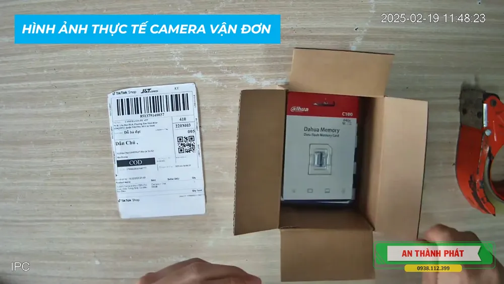 Lắp Đặt Camera Giám Sát Mã Vận Đơn Cho Bán Hàng Điện Tử