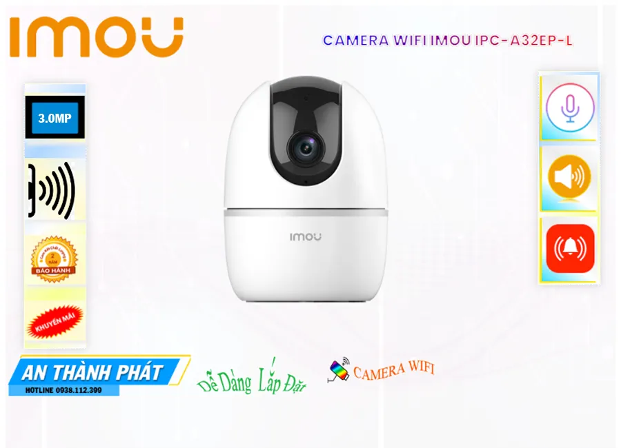 Camera Wifi Imou Xoay 360 3MP IPC-A32EP-L,IPC-A32EP-L Giá Khuyến Mãi,IPC-A32EP-L Wifi IP  rẻ nhất,IPC-A32EP-L Công Nghệ Mới,Điểm bán IPC-A32EP-L Ultra 2k lite ,IPC A32EP L,thông số  Loại Camera IPC-A32EP-L,công nghê IPC-A32EP-L,Giá IPC-A32EP-L,Nhà Phân Phối IPC-A32EP-L,IPC-A32EP-L mới,Bán giá rẻ IPC-A32EP-L,IPC-A32EP-L bán chạy nhất,Giá Bán IPC-A32EP-L,IPC-A32EP-L giá mới nhất,IPC-A32EP-L Bán Lỗ