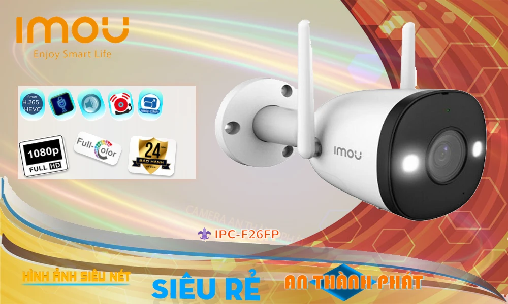Camera Wifi IMOU IPC-F26FP Full Color 2MP