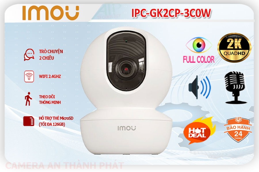 Camera Wifi IPC GK2CP 3C0W Imou,Giá IPC-GK2CP-3C0W, Loại Camera an ninh IPC-GK2CP-3C0W Giá Khuyến Mãi,Bán rẻ IPC-GK2CP-3C0W,IPC-GK2CP-3C0W Wifi IP  giá mới nhất,thông số IPC-GK2CP-3C0W 3.0 megapixel Ultra 2k lite,IPC-GK2CP-3C0W Giá rẻ,tuổi thọ IPC-GK2CP-3C0W,IPC-GK2CP-3C0W Chính hãng,Nhà Phân Phối IPC-GK2CP-3C0W,Điểm bán IPC-GK2CP-3C0W,IPC-GK2CP-3C0W Tốt nhất,Giá Bán IPC-GK2CP-3C0W,IPC-GK2CP-3C0W bán chạy nhất,IPC-GK2CP-3C0W bán rẻ