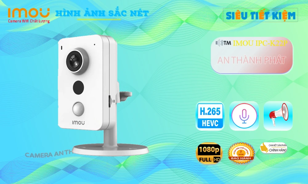 Camera Wifi IMOU IPC-K22P Full HD 1080P Camera Wifi IMOU IPC-K22P Full HD 1080P