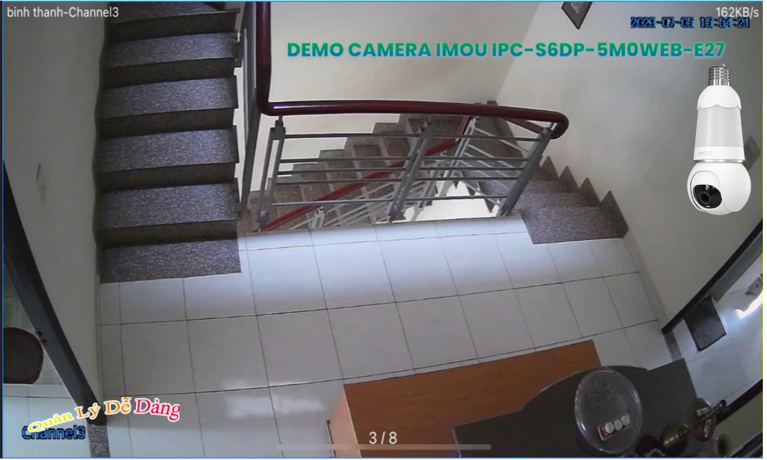 IPC-S6DP-5M0WEB-E27 sắc nét Wifi Imou