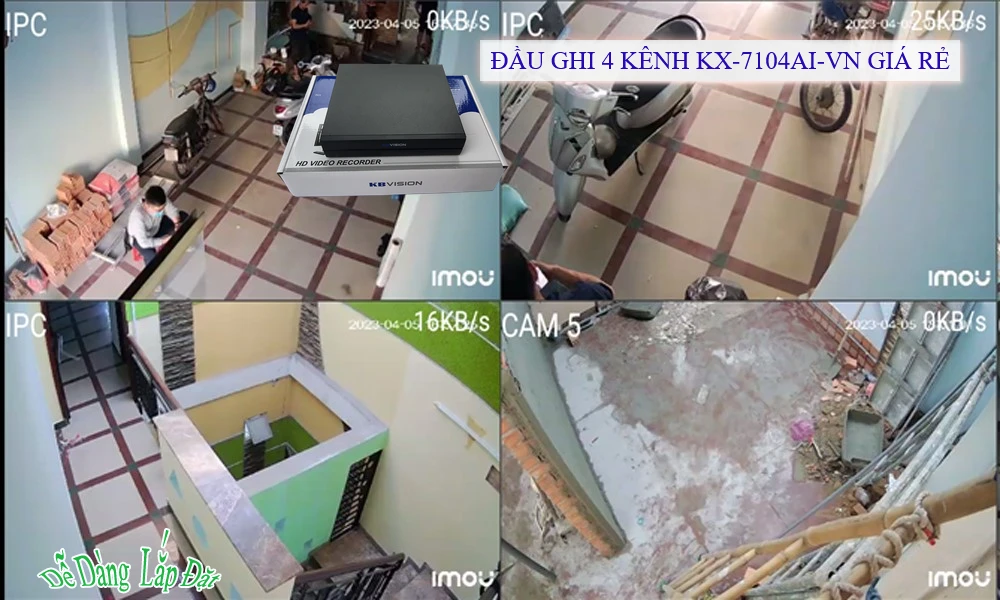 Đầu Thu KX-7104Ai-VN KBvision