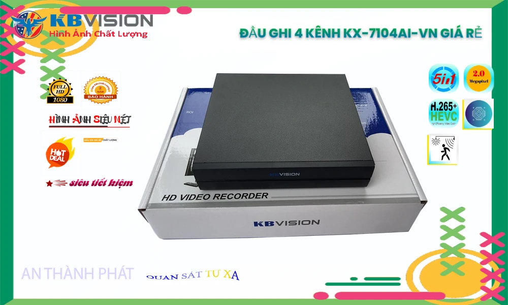 Đầu Thu KX-7104Ai-VN KBvision