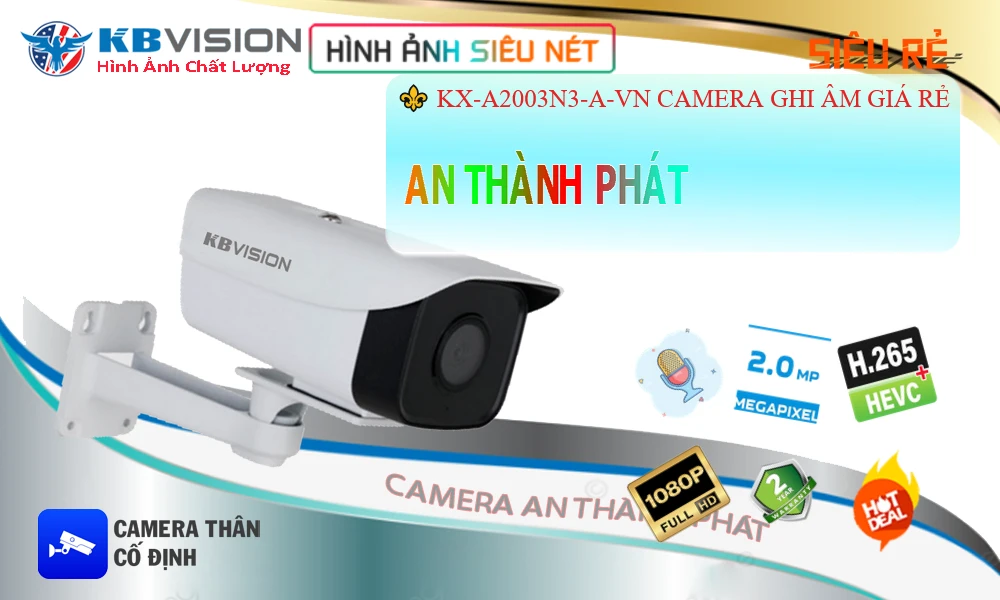 Camera Cấp Nguồ Qua Dây Mạng Công nghệ nỗi bật Điện năng tiêu thụ 12V KX-A2003N3-A-VN KBvision Camera Cấp Nguồ Qua Dây Mạng Công nghệ nỗi bật Điện năng tiêu thụ 12V KX-A2003N3-A-VN KBvision