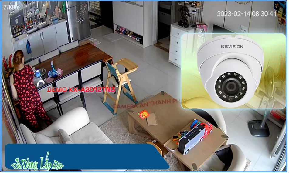 KX-A2012TN3 sắc nét KBvision