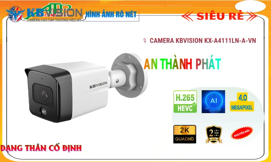 Camera KBvision KX-A4111LN-A-VN Camera KBvision KX-A4111LN-A-VN