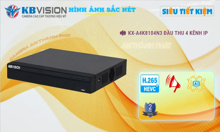 Đầu Ghi KX-A4K8104N3 Công Nghệ Mới
