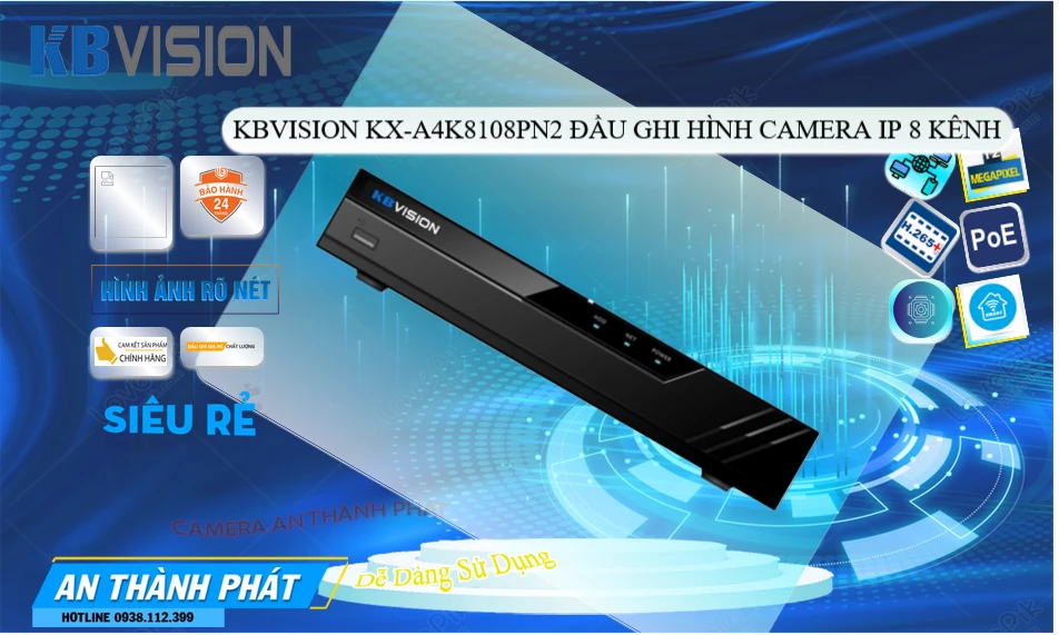 ➠ KX-A4K8108PN2 sắc nét KBvision ➠ KX-A4K8108PN2 sắc nét KBvision