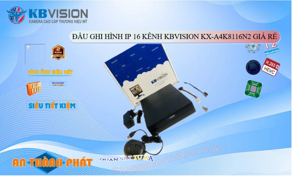 KX-A4K8116N2 sắc nét KBvision