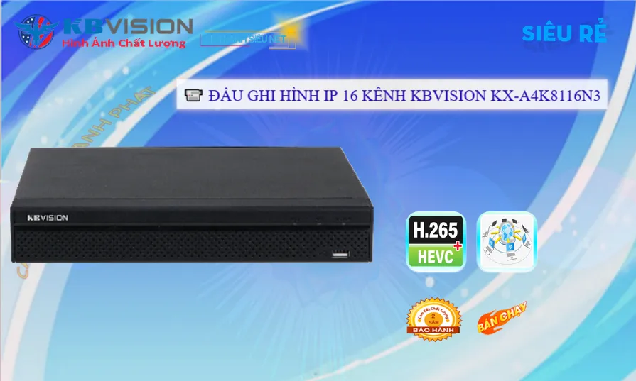 Đầu Thu KBvision KX-A4K8116N3 ✲