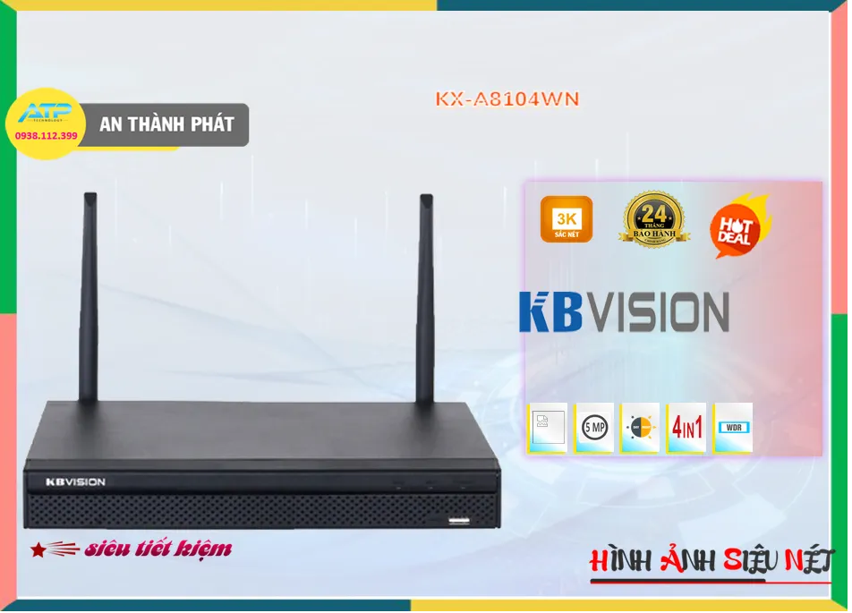 KX-A8104WN sắc nét KBvision KX-A8104WN sắc nét KBvision
