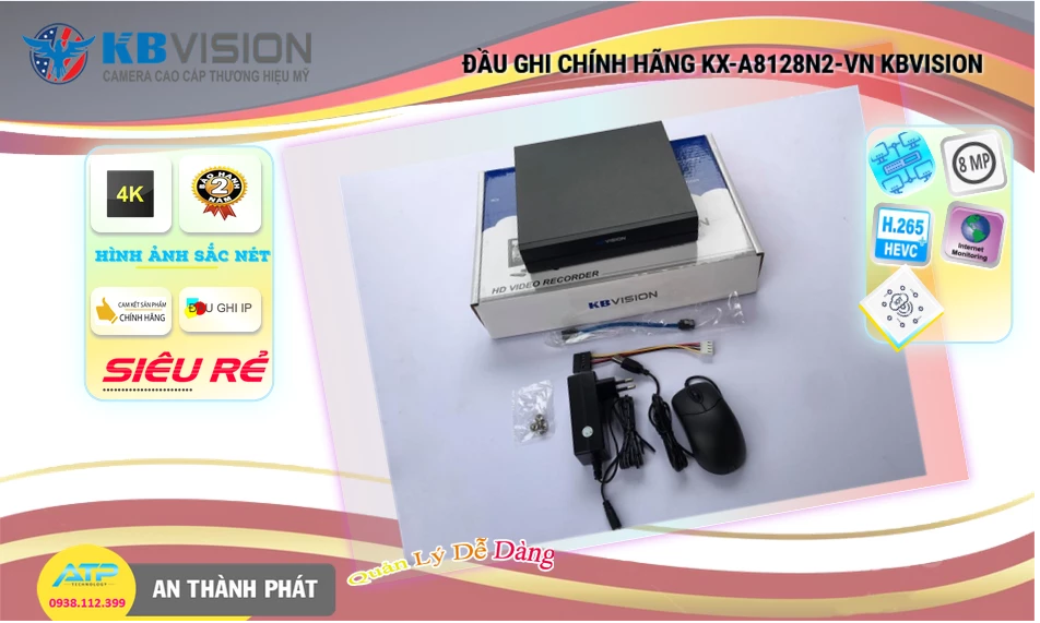 KX-A8128N2-VN sắc nét KBvision ➠ KX-A8128N2-VN sắc nét KBvision ➠