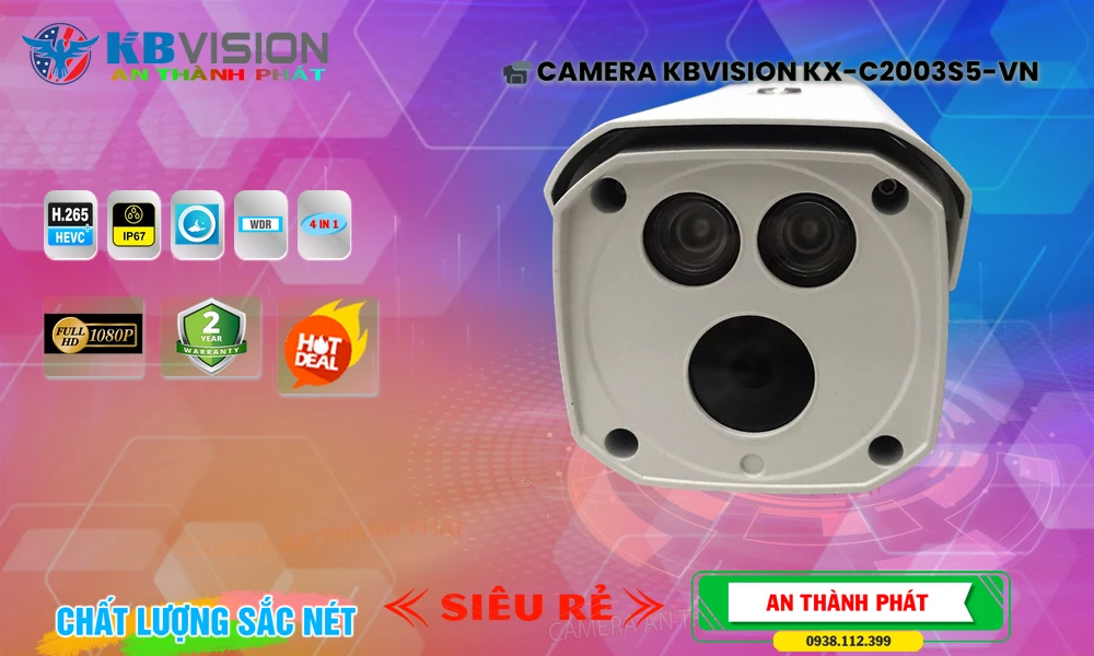 KX-C2003S5-VN sắc nét KBvision