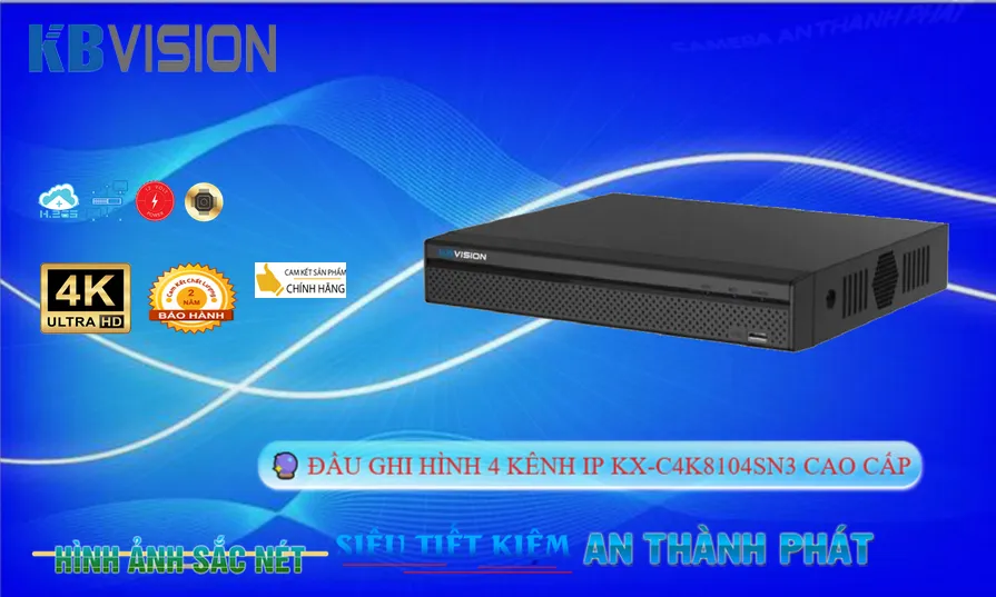 Đầu Thu KX-C4K8104SN3 KBvision Đầu Thu KX-C4K8104SN3 KBvision