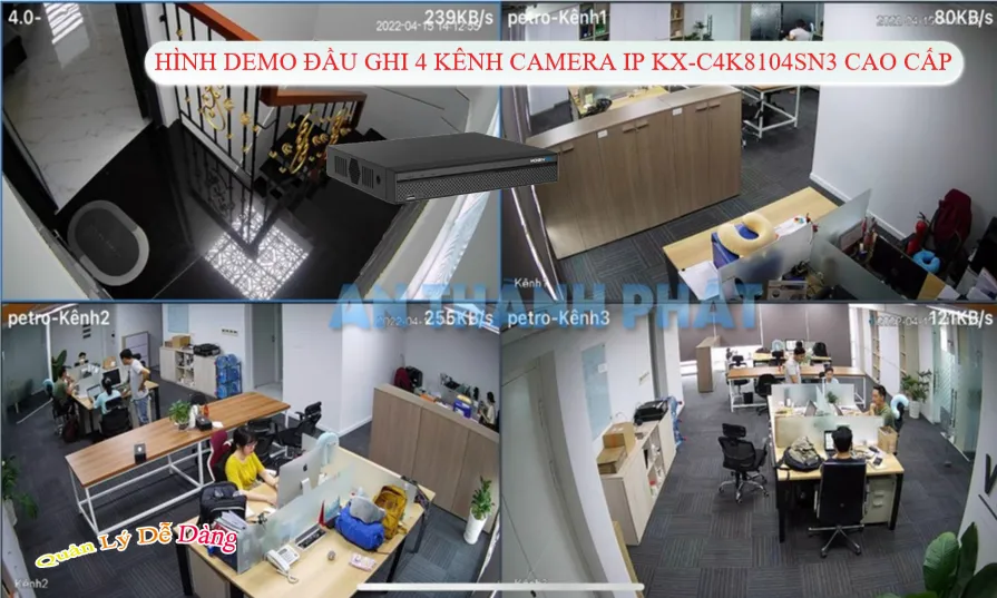 Đầu Thu KX-C4K8104SN3 KBvision Đầu Thu KX-C4K8104SN3 KBvision